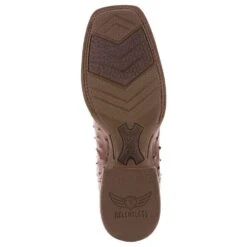 Relentless By Ariat Men's Ariat Relentless Tobacco Full Quill Ostrich 13in. Cowboy Boots -Cheap Western Buck Store 10025180 sole