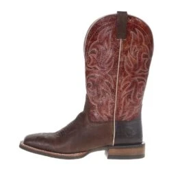 Relentless By Ariat Men's Ariat Relentless Reacher Barrel Brown 13in. Shattered Brick Cowboy Boots -Cheap Western Buck Store 10029620 2