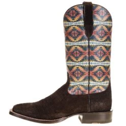 Ariat Men's Ariat Pendleton Dark Coffee 13in. Night Dance Top Square Toe Boot 7 Ariat Men's Ariat Pendleton Dark Coffee 13in. Night Dance Top Square Toe Boot -Cheap Western Buck Store 10038228 2