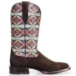 Ariat Men's Ariat Pendleton Dark Coffee 13in. Night Dance Top Square Toe Boot 9 Ariat Men's Ariat Pendleton Dark Coffee 13in. Night Dance Top Square Toe Boot -Cheap Western Buck Store 10038228 4
