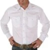 Wrangler Men's Pearl Snap Dress Shirt