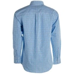 Wrangler Mens George Strait Baby Blue Button Down -Cheap Western Buck Store 112324864 04