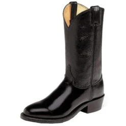 Justin Boots Men's Justin Black Melo Veal Cowboy Boots