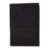 Justin Men`s Tooled Trifold Wallet