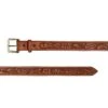 Texas Saddlery Men's Floral Tooled Belt