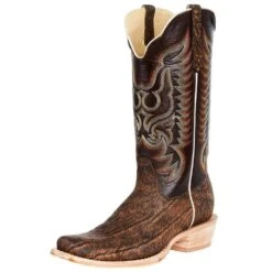 R Watson Boots Men's R Watson Safari Tan Cape Buffalo 13in. Chocolate Sinatra Top Boots