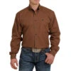 Cinch Men's Rust Print Shirt