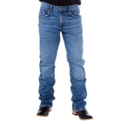 Wrangler Men's Retro Green Slim Boot Haze Wash -Cheap Western Buck Store 147773 default l d0418a9e fcc7 4949 a67f bfcb1fec74f0