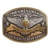 And West 2nd Amendment, The Right To Bear Arms Buckle