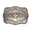And West Scallop Triple Star Buckle