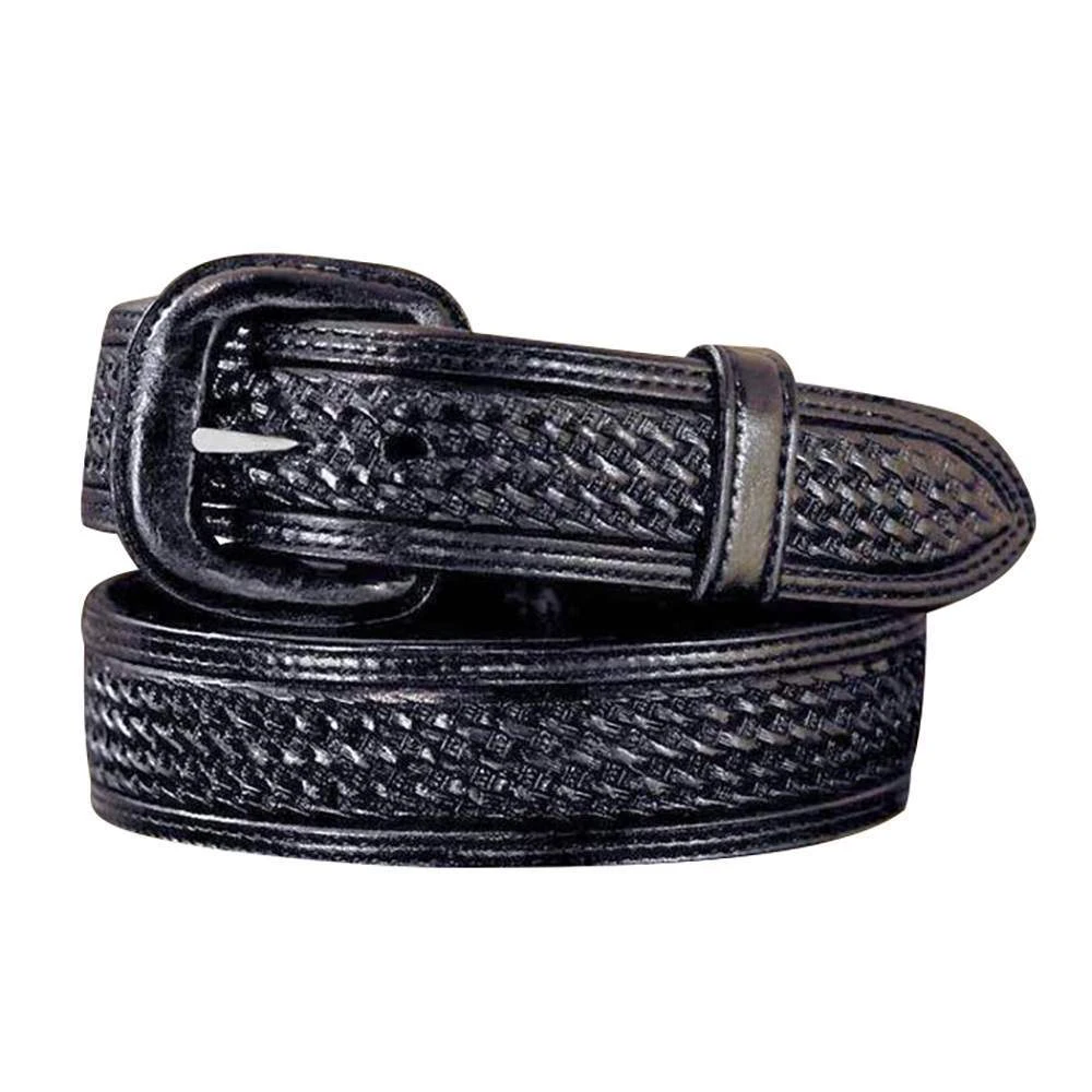 Vogt Black Basket Weave Belt 1 Vogt Black Basket Weave Belt