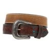 Gem Dandy Accessories Roper Men's Belt With Turquoise Inlay Tabs