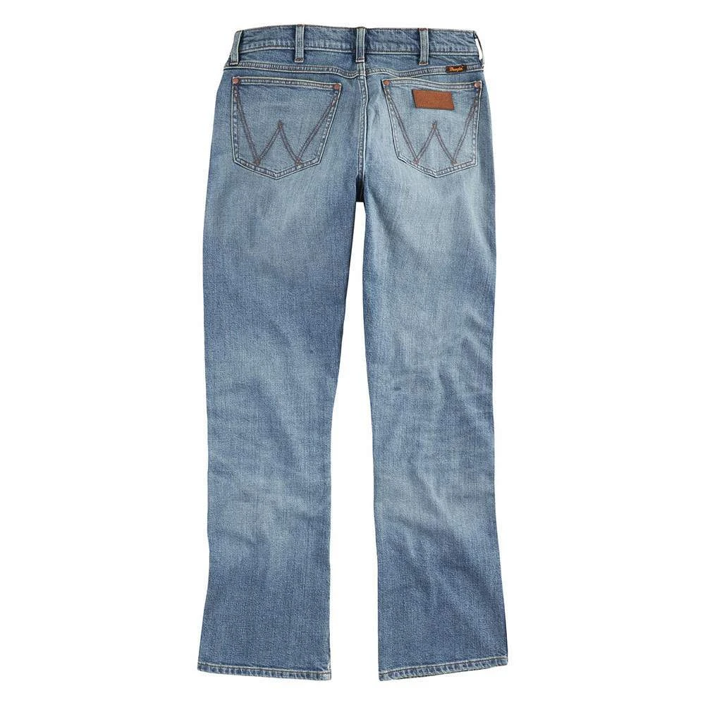 Wrangler Men'sRetro Premium Slim Boot Green Jean 1 Wrangler Men'sRetro Premium Slim Boot Green Jean