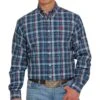 Cinch Men's Plaid Button-Down Western Shirt