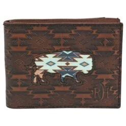 Red Dirt Hat Southwest Buffalo Inlay Bifold Wallet