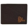 Red Dirt Hat Bison Grain Leather Bifold Wallet