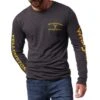 Wrangler Men's Yellowstone Black L/S Tee Shirt