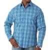 Wrangler Men's Wrinkle Resist Long Sleeve Western Shirt