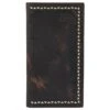 Justin Mens Rodeo Wallet W/ Laser Cut And Cream Inlay