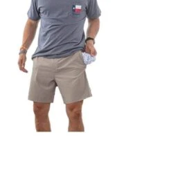 Burlebo Men's Khaki Everyday Shorts