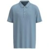 Hooey Mens The Weekender Polo Blue With White Golf Logo Across The Chest