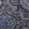 Wyoming Traders Paisley Silk Wild Rag Scarf - Blue/Silver