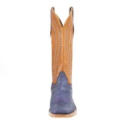 Rios Of Mercedes Men`s Olathe RR Royal Blue Wyoming 15` Vanilla Navajo Bison Top Cowboy Boot -Cheap Western Buck Store 256890 2