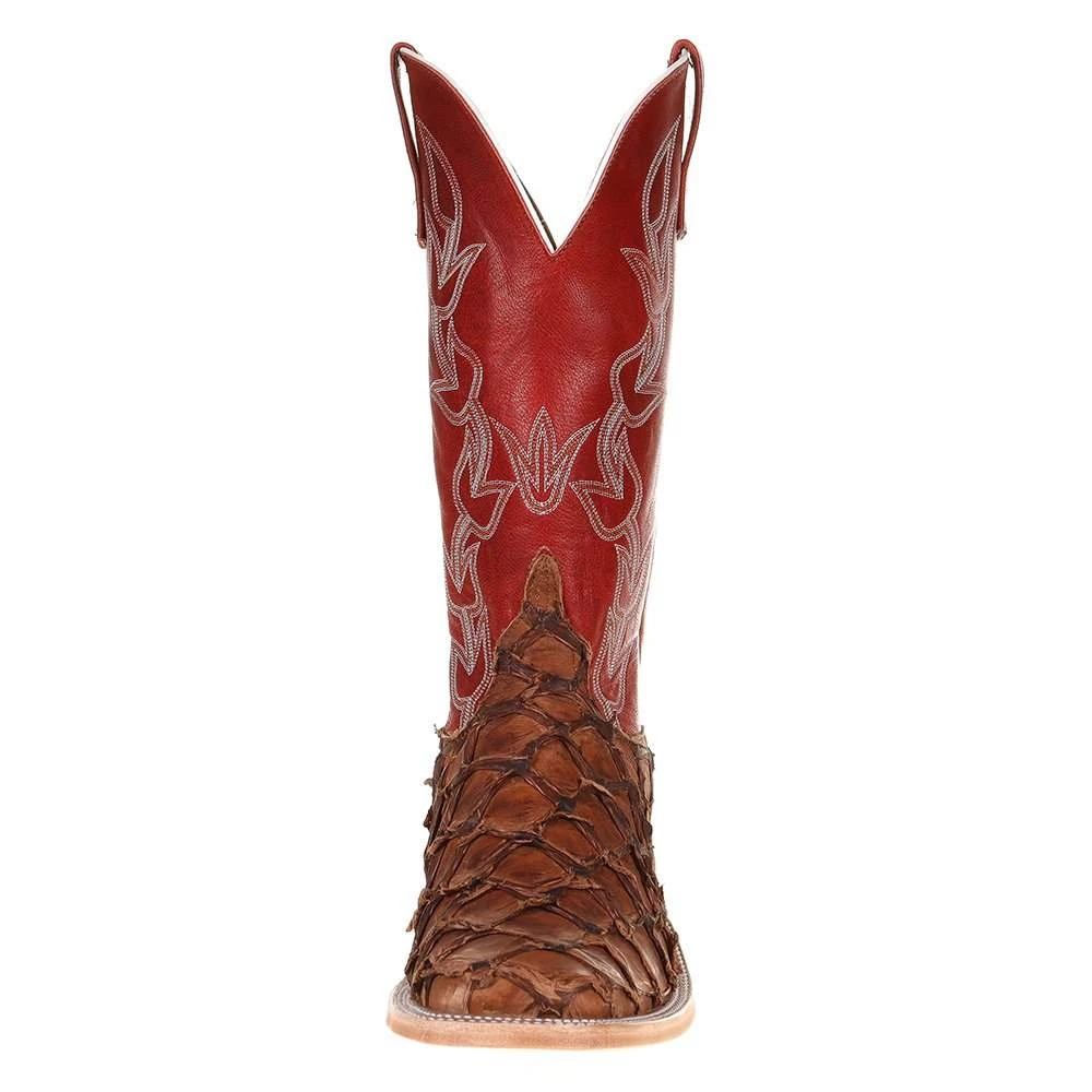 Anderson Bean Men's Cigar Matte Bass 13in. Red Fools Goat Top Cowboy Boot 2 Anderson Bean Men's Cigar Matte Bass 13in. Red Fools Goat Top Cowboy Boot - Image 2