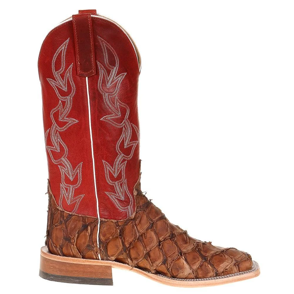 Anderson Bean Men's Cigar Matte Bass 13in. Red Fools Goat Top Cowboy Boot 5 Anderson Bean Men's Cigar Matte Bass 13in. Red Fools Goat Top Cowboy Boot - Image 5