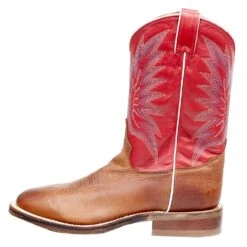 Tony Lama Men`s Tony Lama Brayden Cedar Brown 11in. TImeless Red Top Round Toe -Cheap Western Buck Store 7884 3 9bc54dcc c26b 4ed0 9411 e6e8ab4236e3
