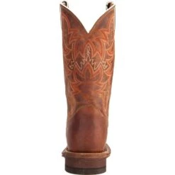 Justin Boots Men's Bent Rail Distressed Cognac Cowboy Boots -Cheap Western Buck Store BR735 4