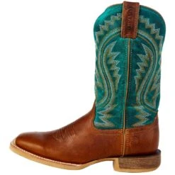 Durango Boots Men`s Durango Rebel Pro Sunseat Wheat 12` Tuscon Teal Top Square Toe -Cheap Western Buck Store DDB0293 3