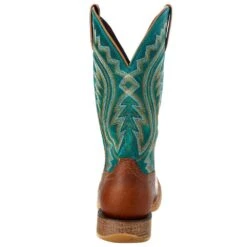 Durango Boots Men`s Durango Rebel Pro Sunseat Wheat 12` Tuscon Teal Top Square Toe -Cheap Western Buck Store DDB0293 4