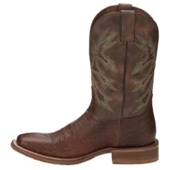 Nocona Boot Company Men's Nocona Hero Henry Vintage Brown Cowboy Boot -Cheap Western Buck Store HR5571 2