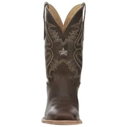 Justin Boots Men's George Strait Dillon 11in.Dark Espresso Western Boot -Cheap Western Buck Store JST 001 GR8016 03
