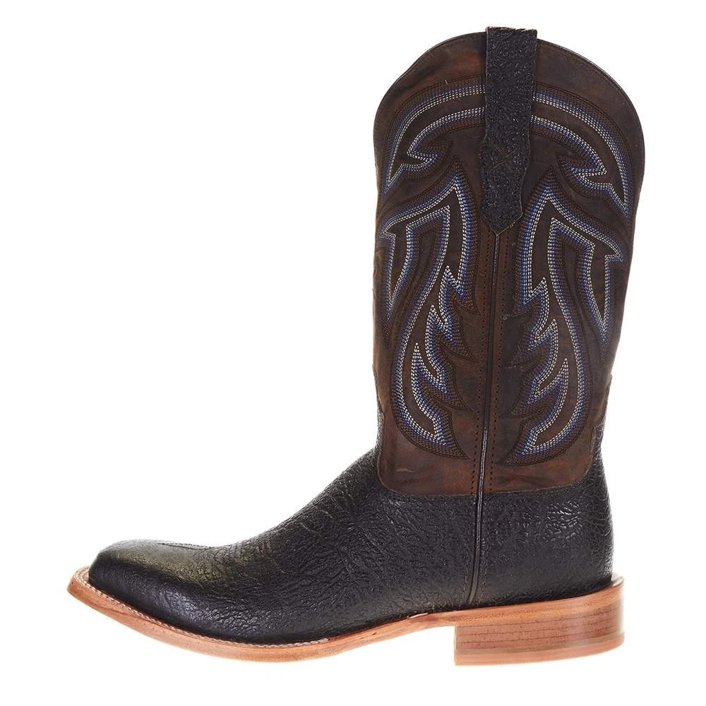 Twisted X Men's Rancher Black Bullhide 12in. Coffee Top Square Toe Boot 3 Twisted X Men's Rancher Black Bullhide 12in. Coffee Top Square Toe Boot - Image 3