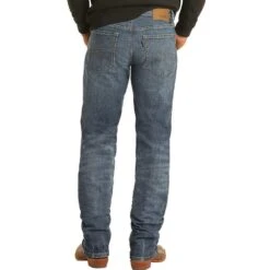 Rock N Roll Cowboy Men's Hooey X Denim Stackable Bootcut Jean -Cheap Western Buck Store MTB2801 3