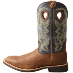 Twisted X Men`s Peanut And Navy Top Hand Cowboy Boot -Cheap Western Buck Store MTH0026 2