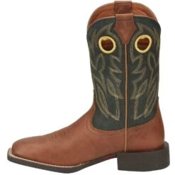 Justin Boots Men's Bowline Whiskey 11in. Stampede Western Cowboy Boots -Cheap Western Buck Store SE7520 03