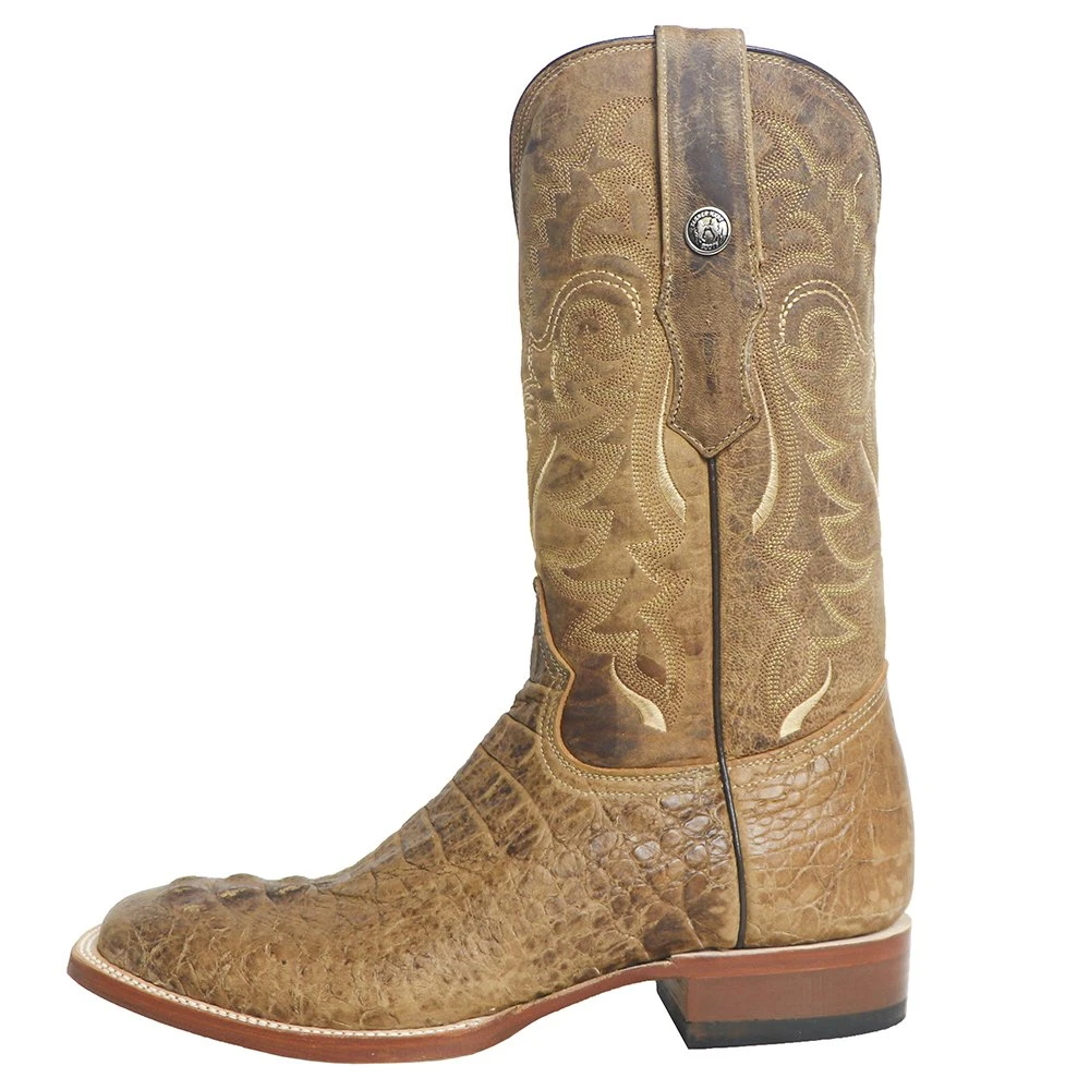Men?s Tanner Mark Imitation Hornback Croc Antique Saddle With Mad Dog Honey Top Cowboy Boots 2 Men?s Tanner Mark Imitation Hornback Croc Antique Saddle With Mad Dog Honey Top Cowboy Boots - Image 2