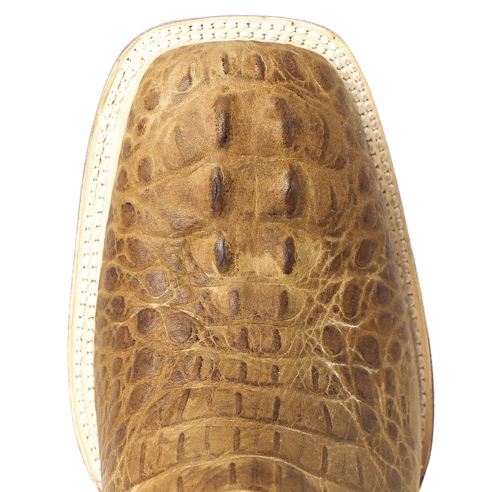 Men?s Tanner Mark Imitation Hornback Croc Antique Saddle With Mad Dog Honey Top Cowboy Boots 3 Men?s Tanner Mark Imitation Hornback Croc Antique Saddle With Mad Dog Honey Top Cowboy Boots - Image 3